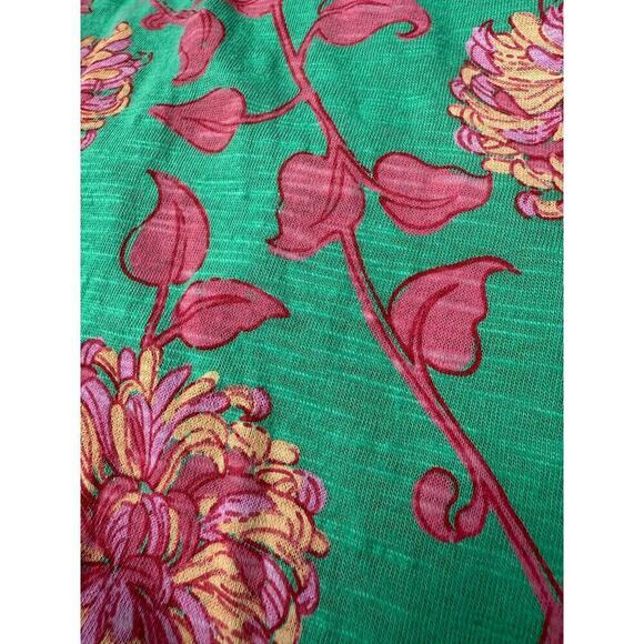 Fat Face Riley Bali green dress pink floral women’s 8 NWOT - Picture 7 of 10